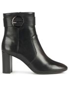 Bottines en Cuir Pheby noires - 8 cm