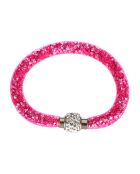 Bracelet Lightstorm argenté/fuchsia