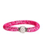 Bracelet Lightstorm argenté/fuchsia