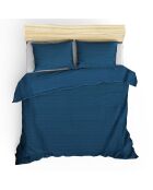 Parure housse de couette Stripe bleue