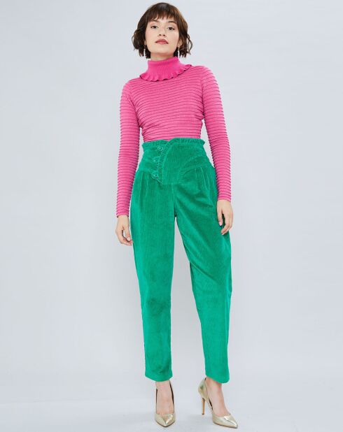 Pantalon Bettina vert emeraude