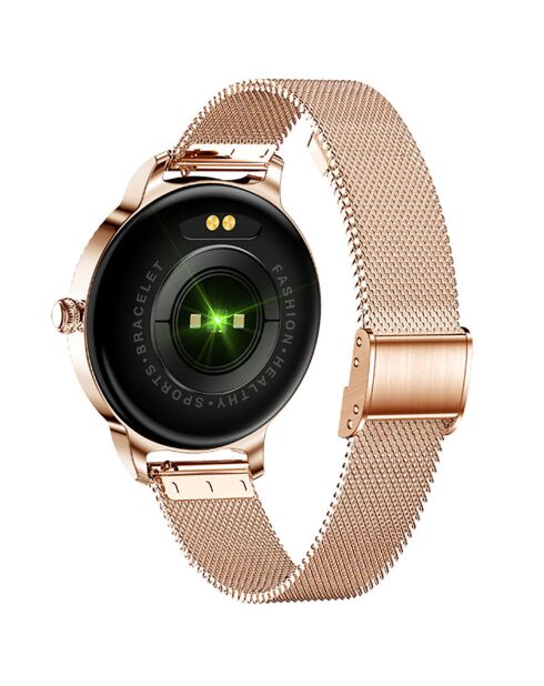 Montre connectée Edition Solaris dorée