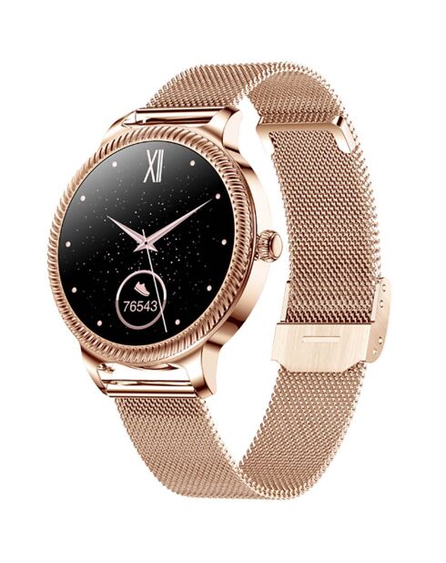 Montre connectée Edition Solaris dorée