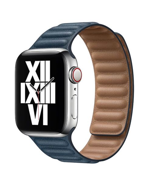 Bracelet pour Apple Watch 42/44 et 45mm Magnet Edition bleu