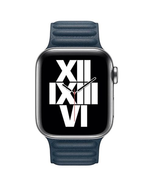 Bracelet pour Apple Watch 42/44 et 45mm Magnet Edition bleu