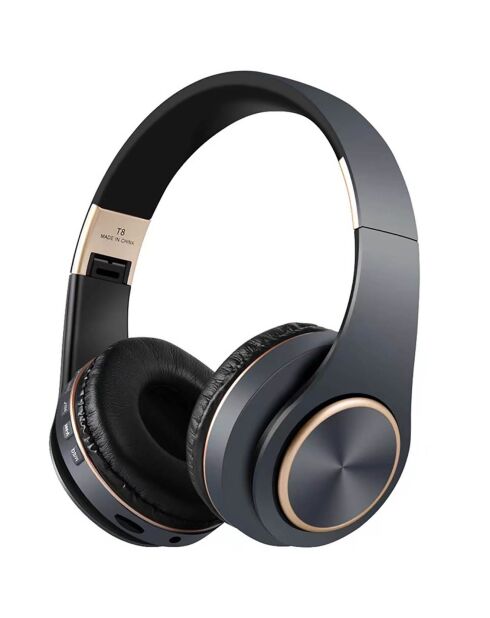 Casque stéréo Bluetooth V5.0 Edition Omega noir