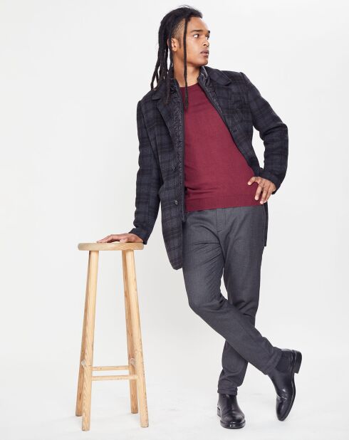 Manteau en Laine mélangée Anton noir