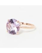 Bague Purple Rain Améthyste 4.5 ct or rose