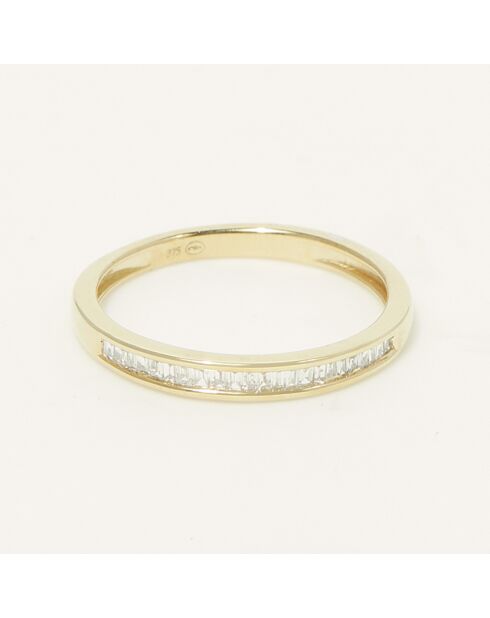 Anello Alliance Road Diamond in oro giallo 0,12 ct