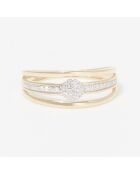 Bague Jelena Diamant 0.1 ct or jaune