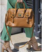 Ondine Handtasche aus Kamelleder - 35x22x14 cm