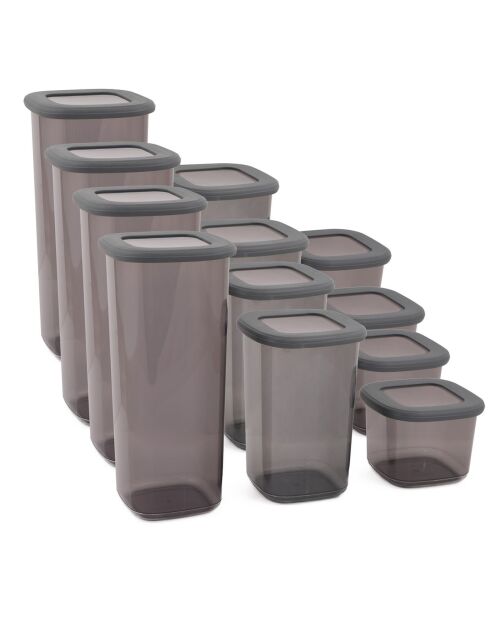 12 Boîtes de conservation anthracite
