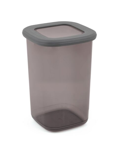 12 antraciete opbergdozen