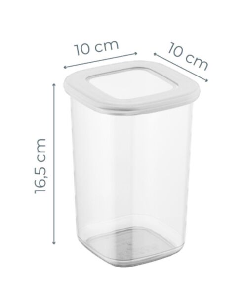 12 witte opbergdozen - 10x10x16,5 cm