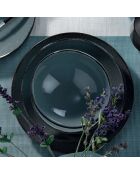 Service de table bleu en Porcelaine - 18 pièces