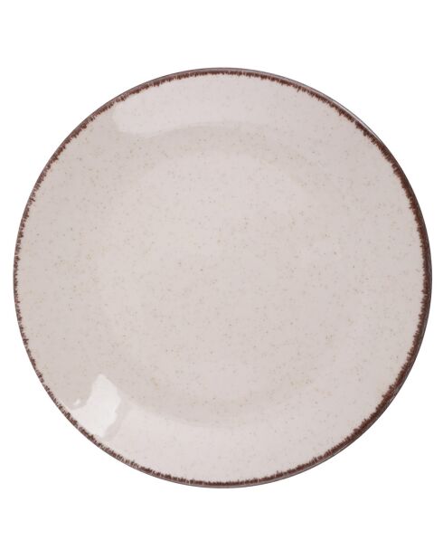 Servizio da tavola in porcellana ecru - 18 pezzi