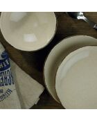 Service de table écru en Porcelaine - 18 pièces