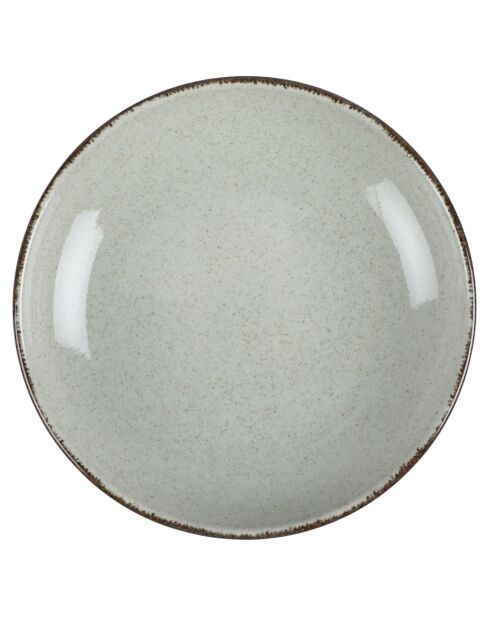 Service de table vert en Porcelaine - 18 pièces