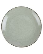 Service de table vert en Porcelaine - 18 pièces