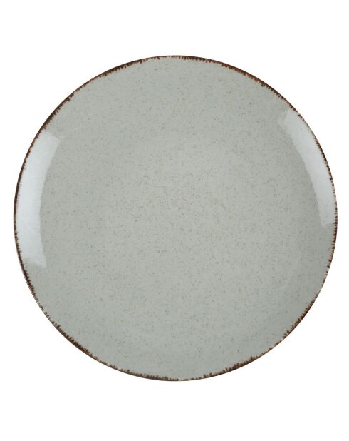 Service de table vert en Porcelaine - 18 pièces