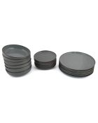 Service de table bleu en Porcelaine - 18 pièces