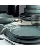 Service de table bleu en Porcelaine - 18 pièces