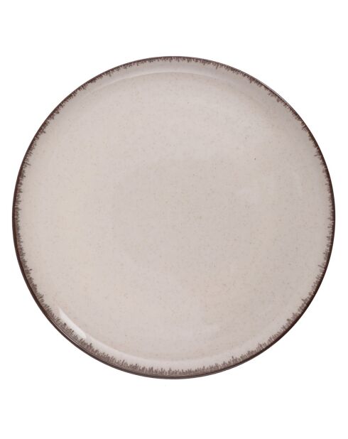 Service de table écru en Porcelaine - 18 pièces