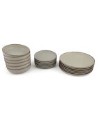 Service de table vert en Porcelaine - 18 pièces
