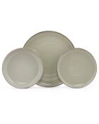 Service de table vert en Porcelaine - 18 pièces
