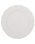 Service de table blanc/doré en Porcelaine - 18 pièces