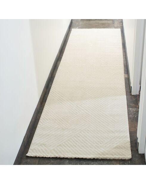 Tapis Bianca 160 crème - 120x160 cm