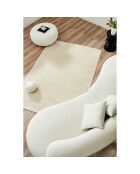 Tapis Bianca 160 crème - 120x160 cm