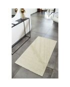 Tapis Bianca 160 crème - 80x300 cm