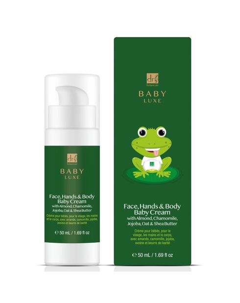 Crème pour bébé visage, mains et corps - 50 ml