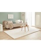 Tapis shaggy doux Oslo 902 blanc - 120x160 cm