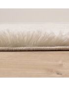 Tapis shaggy doux Oslo 902 blanc - 120x160 cm