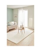Tapis shaggy doux Oslo 902 blanc - 120x160 cm