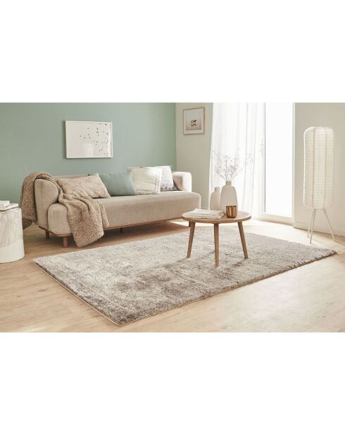 Tapis shaggy doux Oslo 902 taupe - 160x230 cm