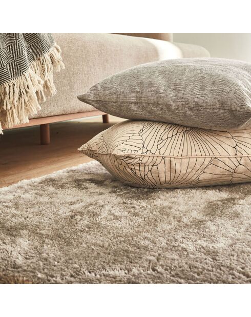 Tapis shaggy doux Oslo 902 taupe - 160x230 cm