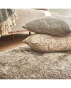 Tapis shaggy doux Oslo 902 taupe - 200x290 cm