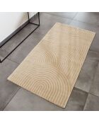 Tapis Bianca 157 beige - 80x150 cm