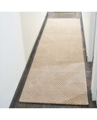 Tapis Bianca 160 beige - 80x300 cm