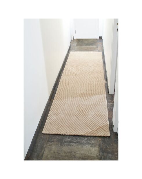 Tapis Bianca 160 beige - 80x300 cm
