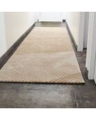 Tapis Bianca 160 beige - 80x300 cm