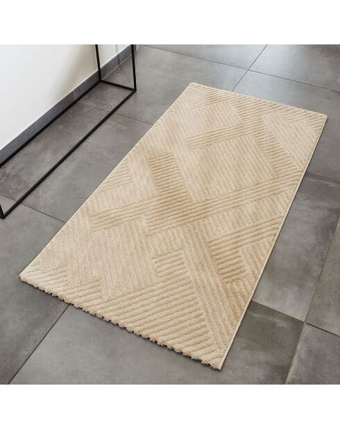 Tapis Bianca 160 beige - 80x150 cm