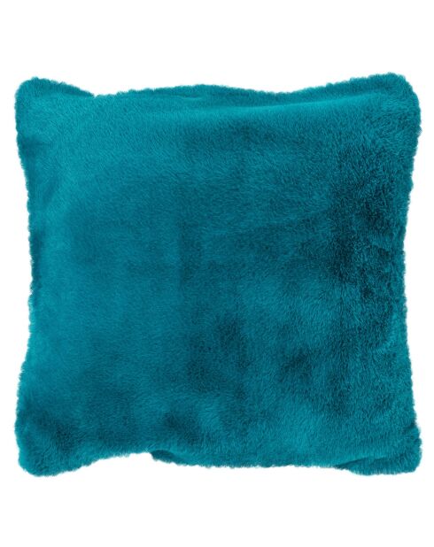 Housse de coussin Doudou bleu paon - 45x45 cm