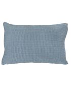 Housse de coussin Labyrinthe bleue