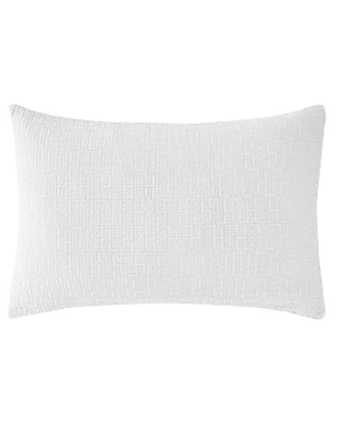 Housse de coussin Labyrinthe blanche