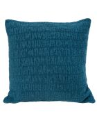 Coussin Sena bleu - 45x45 cm