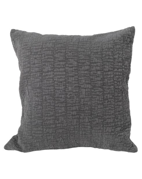 Coussin Sena acier - 45x45 cm